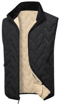 Horizon Vest – Men's Quilted Puffer Vest – High Collar Gilet Cole Hampton