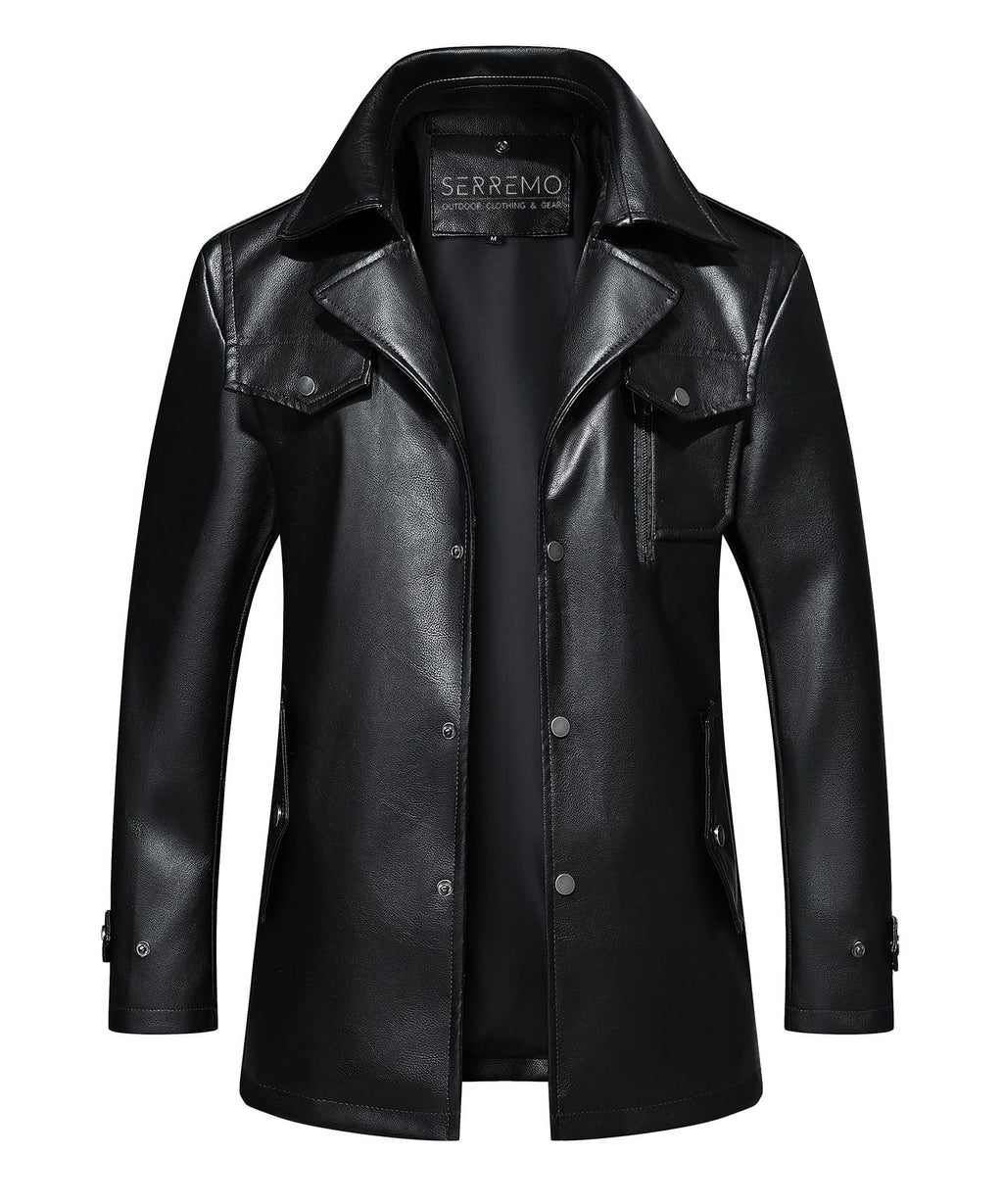Drifter Jacket – Men's Faux Leather Jacket – Rugged Utility Style Cole Hampton