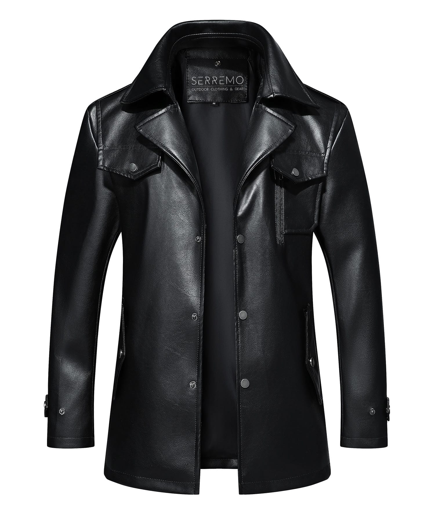 Drifter Jacket – Men's Faux Leather Jacket – Rugged Utility Style Cole Hampton