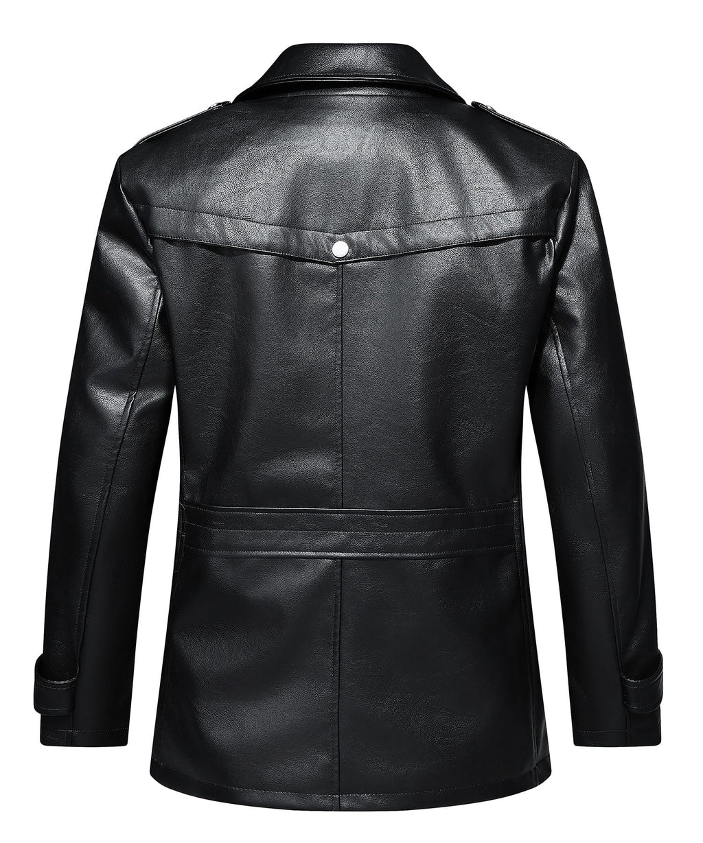 Drifter Jacket – Men's Faux Leather Jacket – Rugged Utility Style Cole Hampton