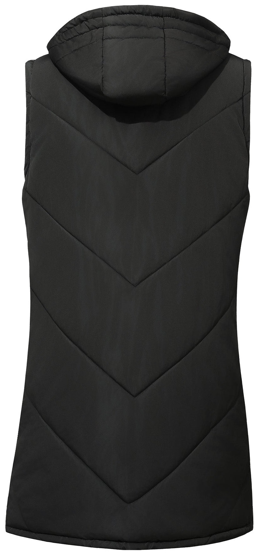 Skyline Vest – Men's Long Hooded Puffer Vest – Quilted Gilet Cole Hampton
