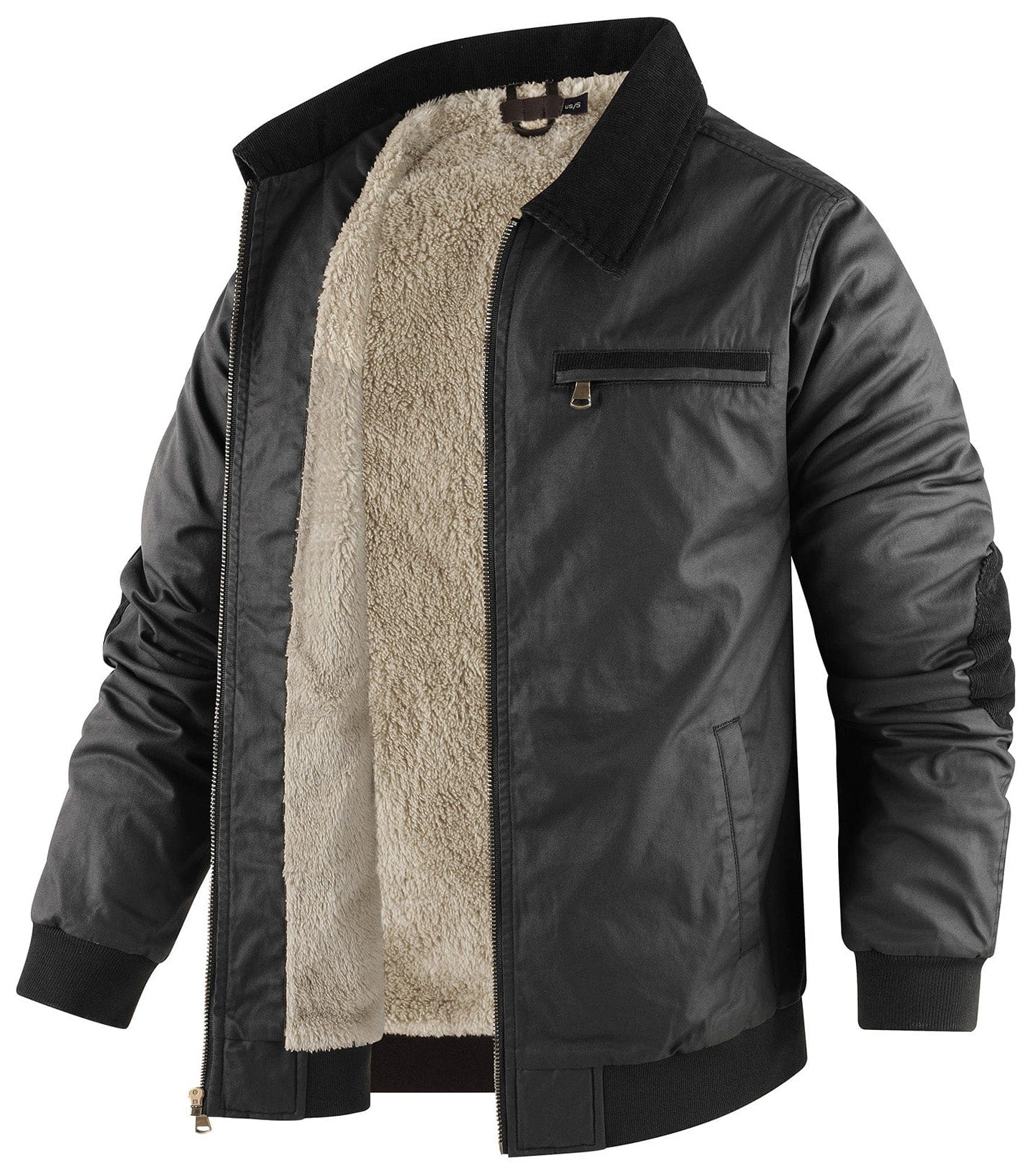 Valebrook Jacket – Men's Fleece-Lined Bomber Jacket – Warm Winter Cole Hampton