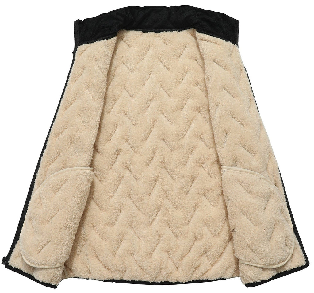 Horizon Vest – Men's Quilted Puffer Vest – High Collar Gilet Cole Hampton