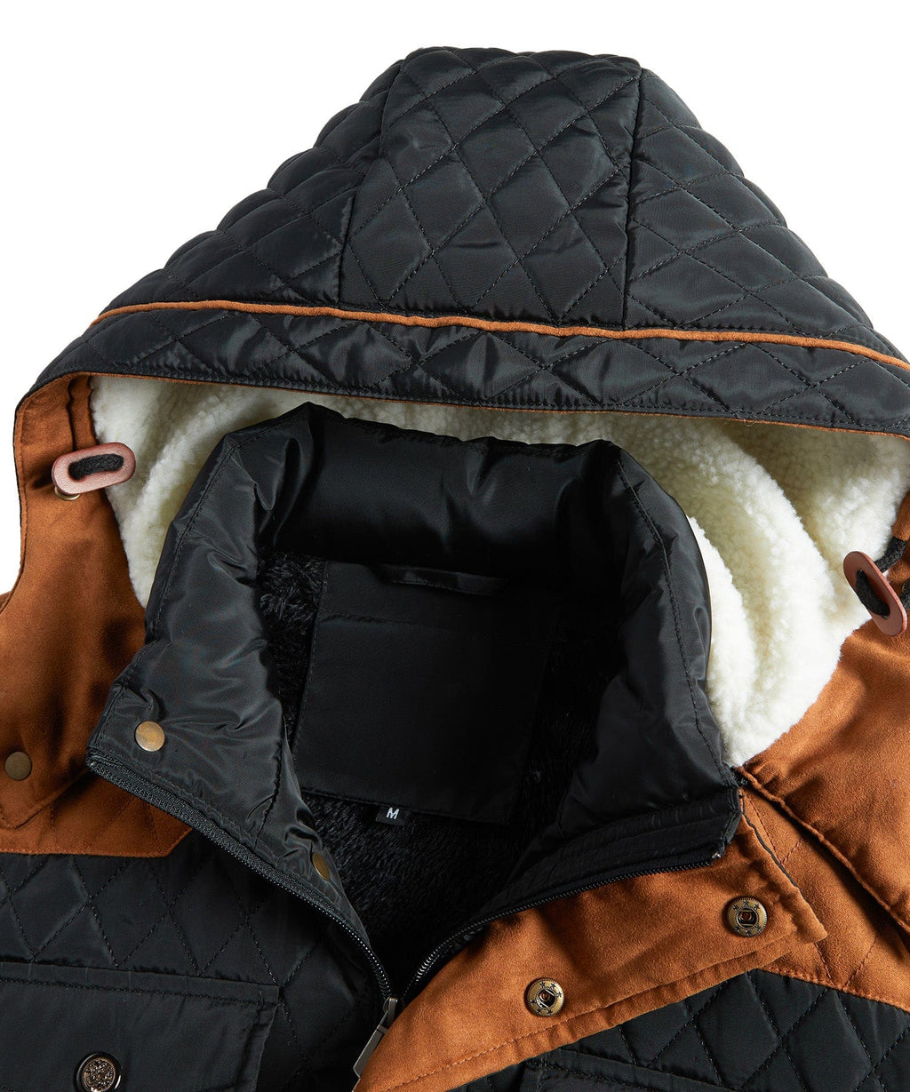 Northwall Jacket – Men's Quilted Hooded Jacket – Sherpa-Lined Winter Cole Hampton