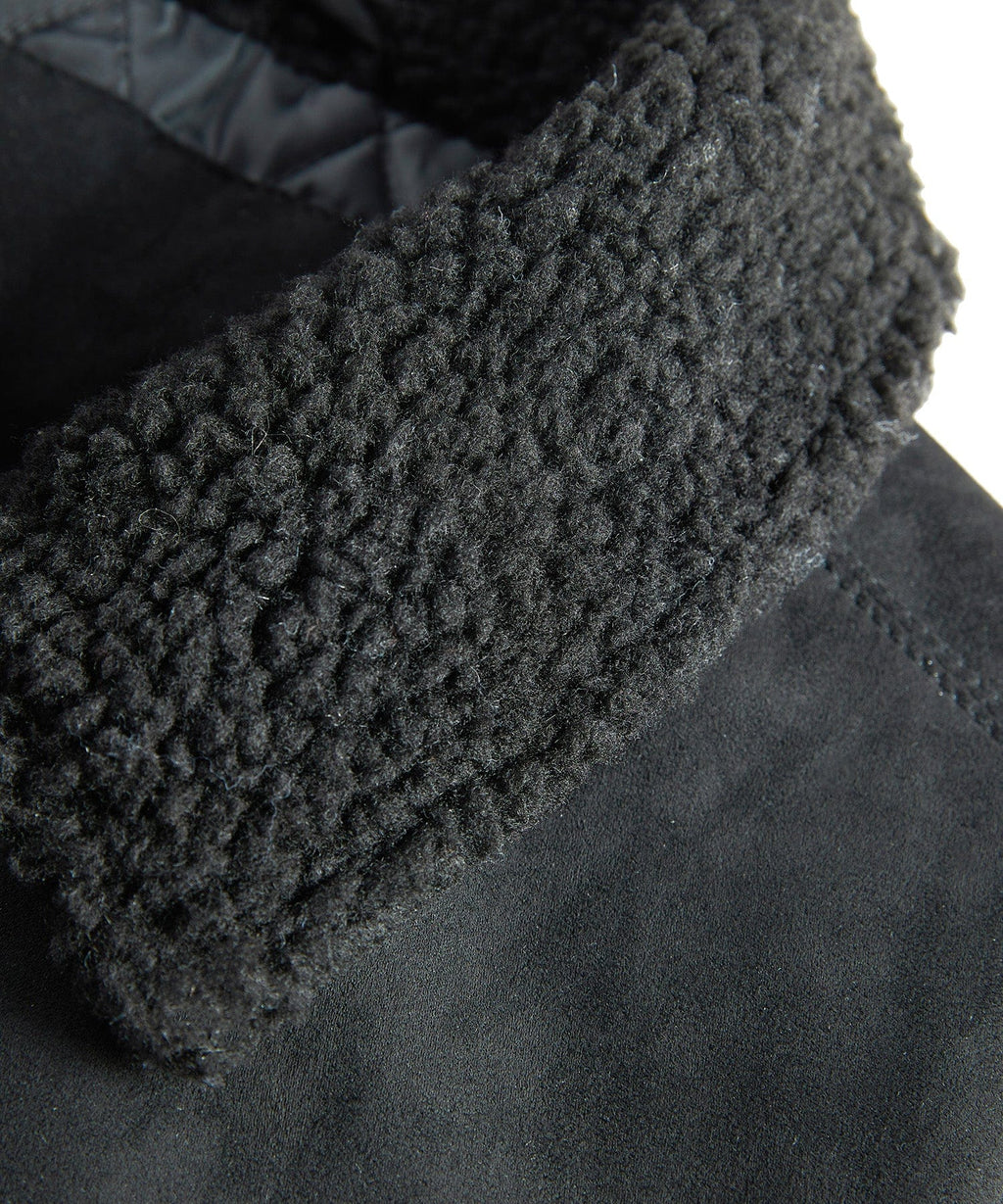 Blackthorn Jacket – Men's Sherpa Collar Bomber – Quilted Insulated Cole Hampton