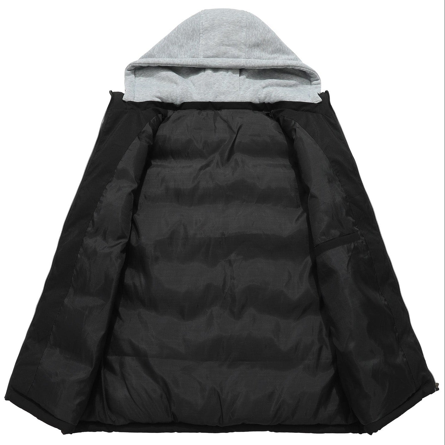 Ridgeline Vest – Men's Hooded Puffer Vest – Warm Layering Gilet Cole Hampton
