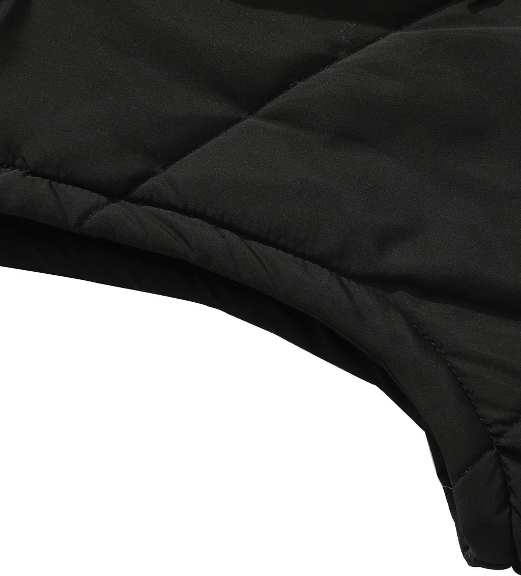 Skyline Vest – Men's Long Hooded Puffer Vest – Quilted Gilet Cole Hampton