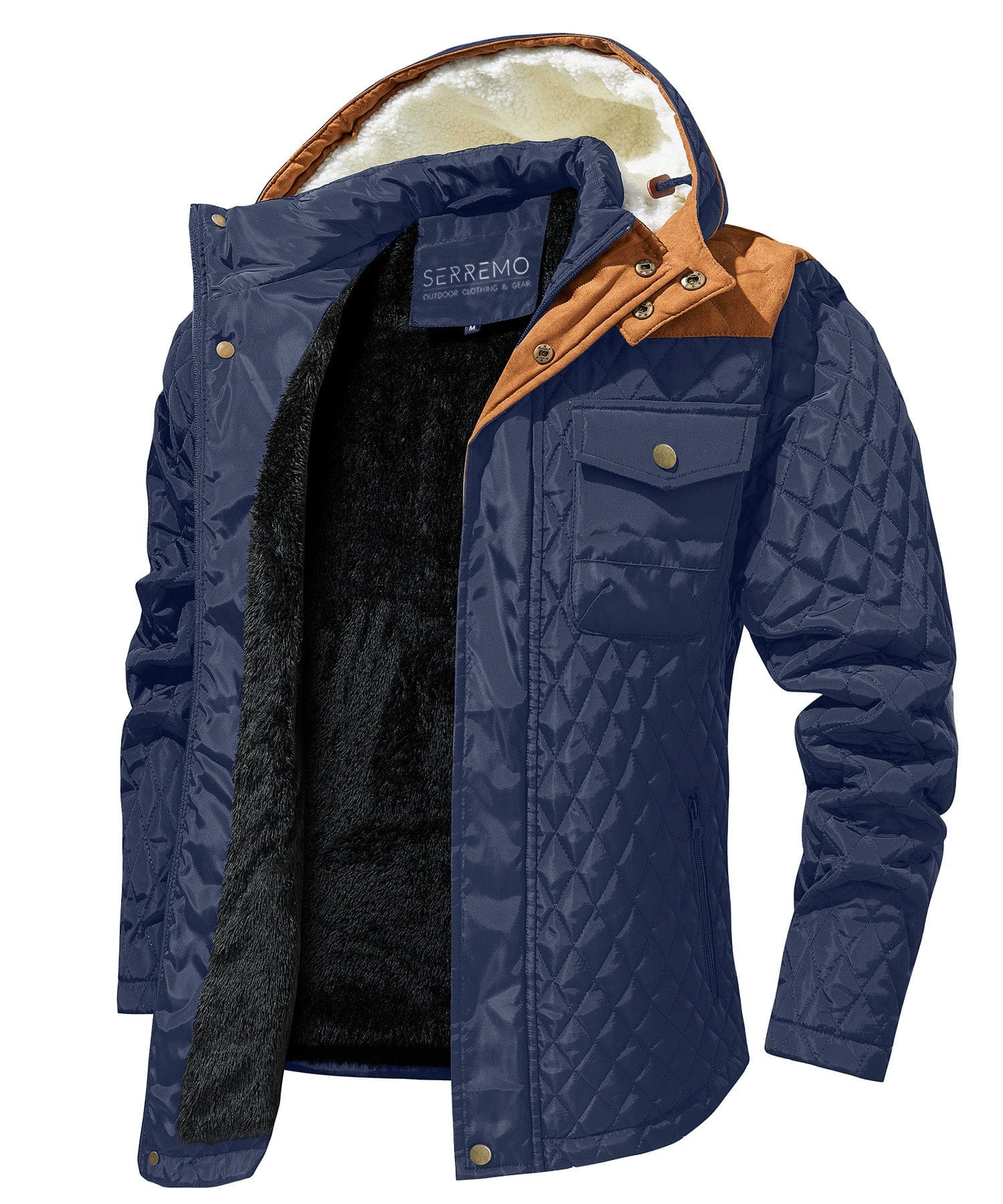 Northwall Jacket – Men's Quilted Hooded Jacket – Sherpa-Lined Winter Cole Hampton