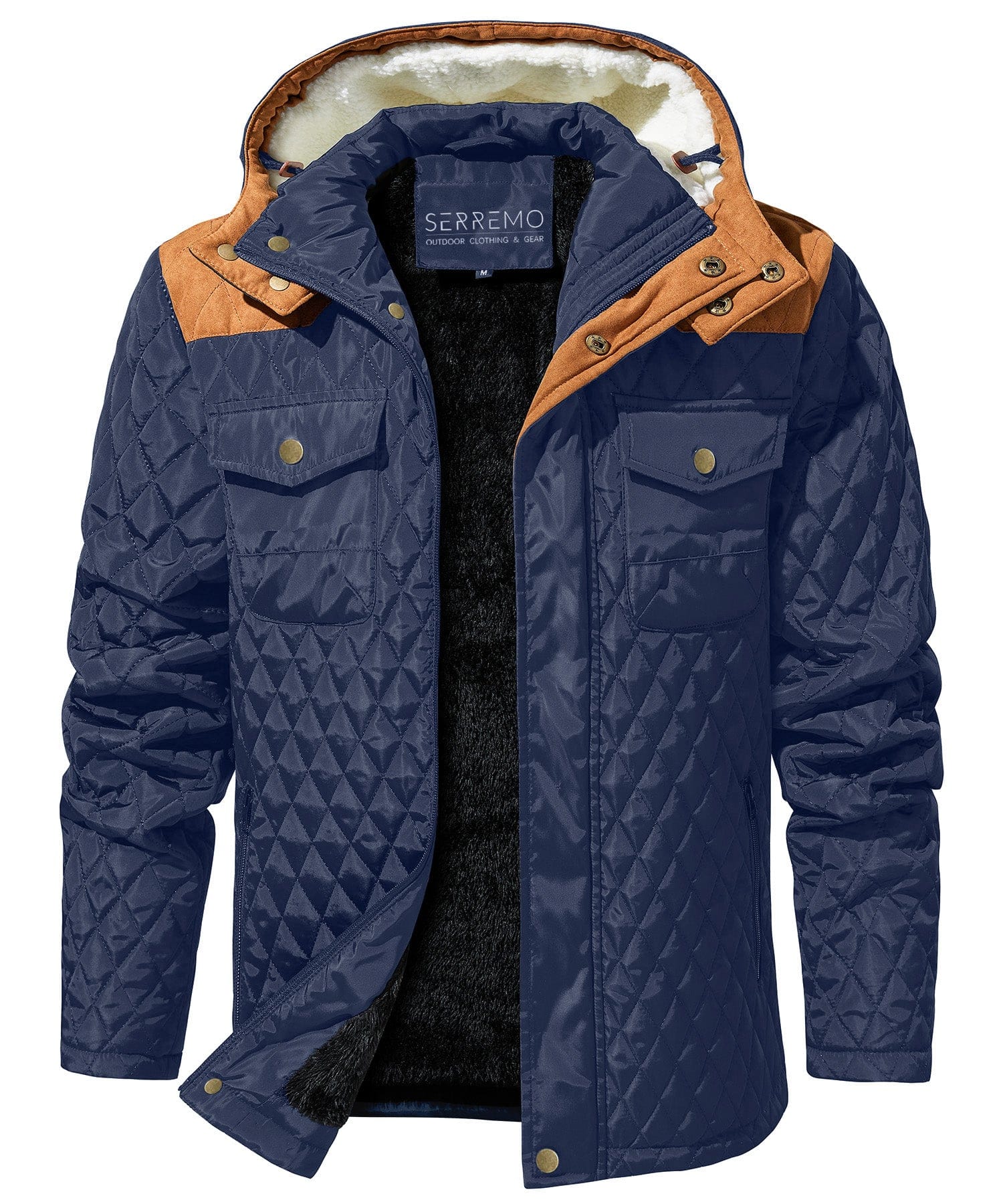 Northwall Jacket – Men's Quilted Hooded Jacket – Sherpa-Lined Winter Cole Hampton