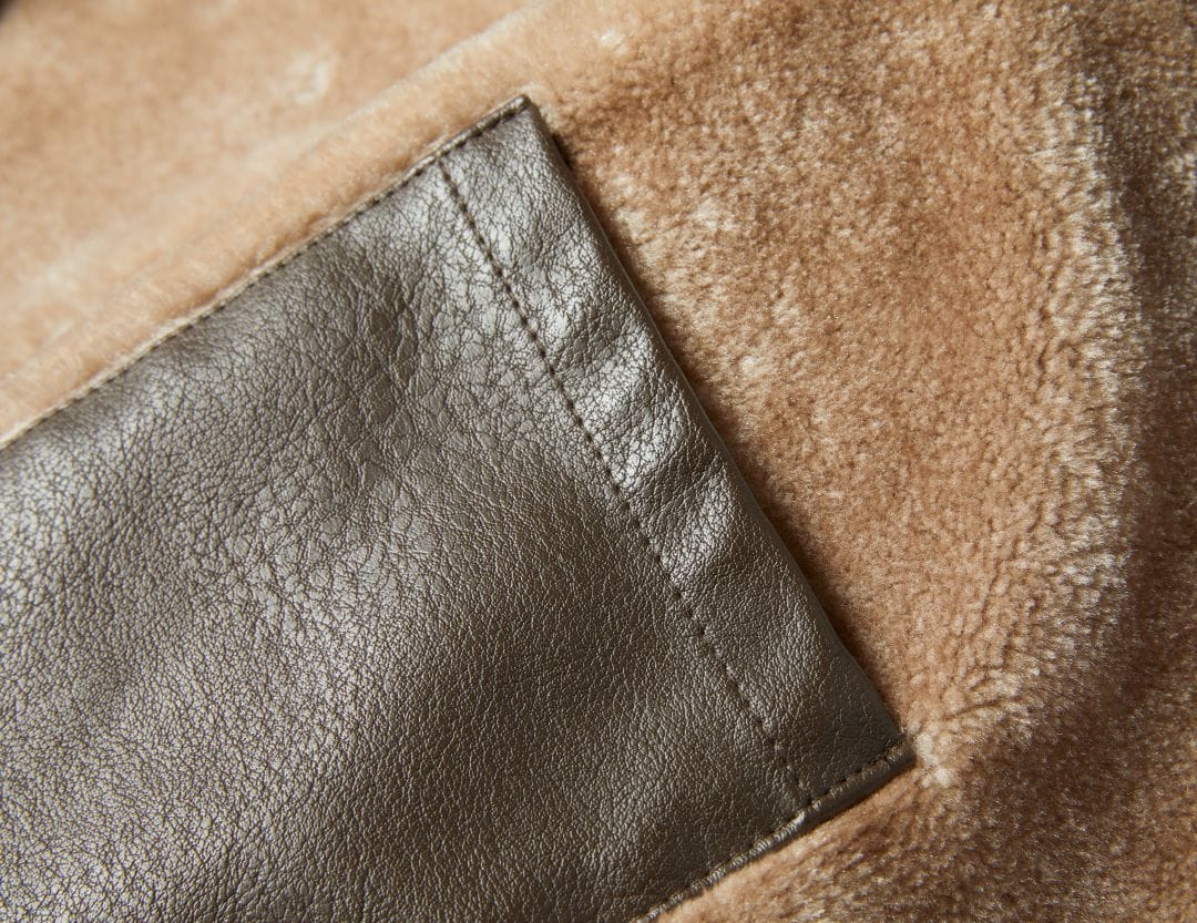 Tundra Patrol Coat – Men's Faux Leather Winter Coat – Fur-Lined Warm Cole Hampton
