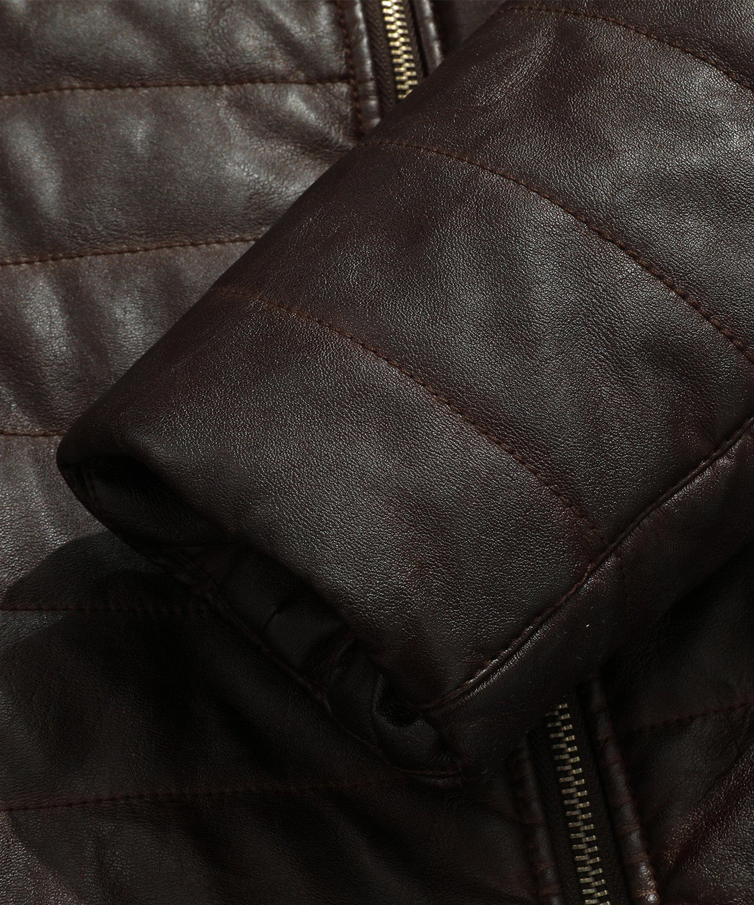 Arden Jacket – Men's Quilted Faux Leather Jacket – Modern Puffer Style Cole Hampton