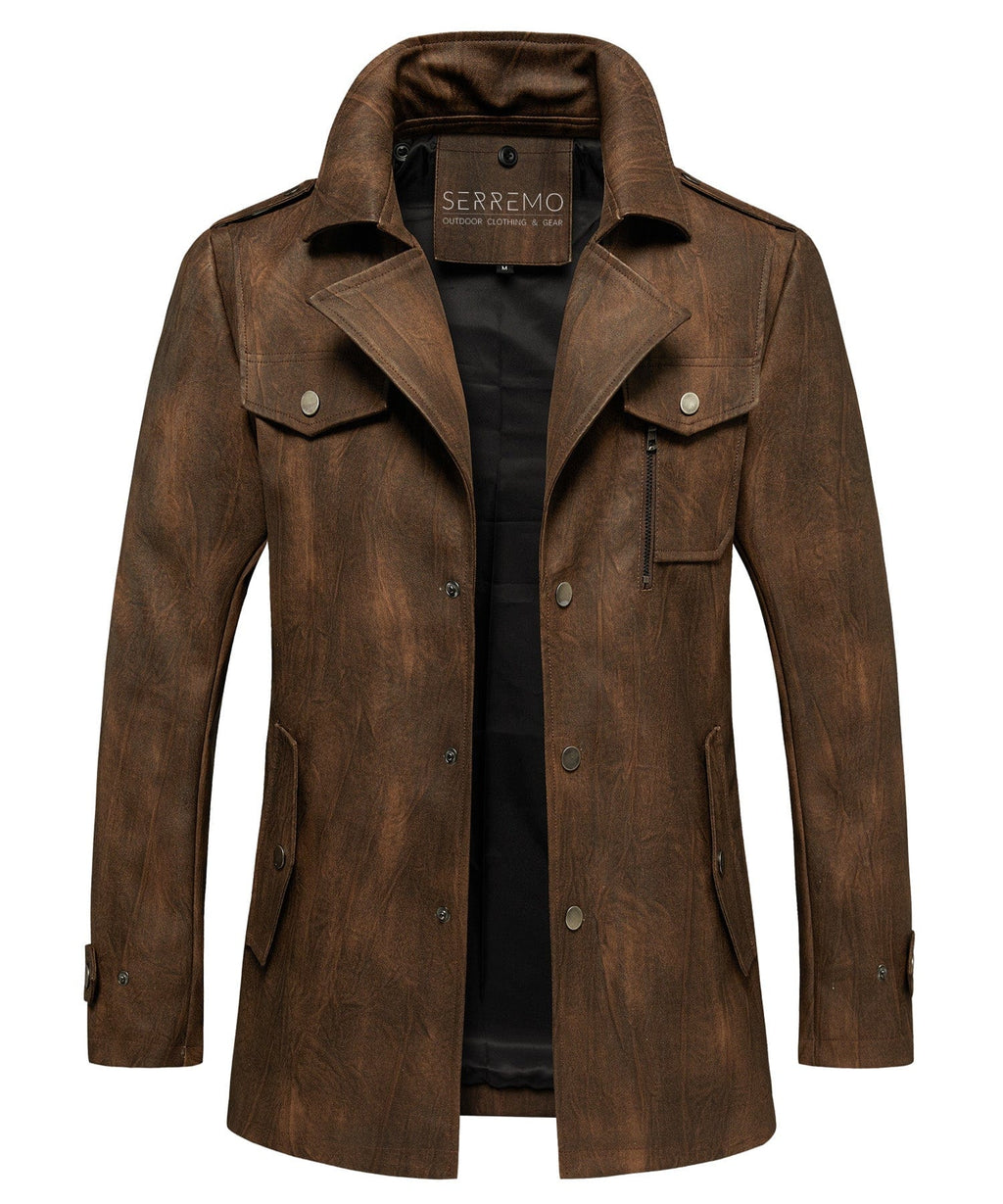 Drifter Jacket – Men's Faux Leather Jacket – Rugged Utility Style Cole Hampton