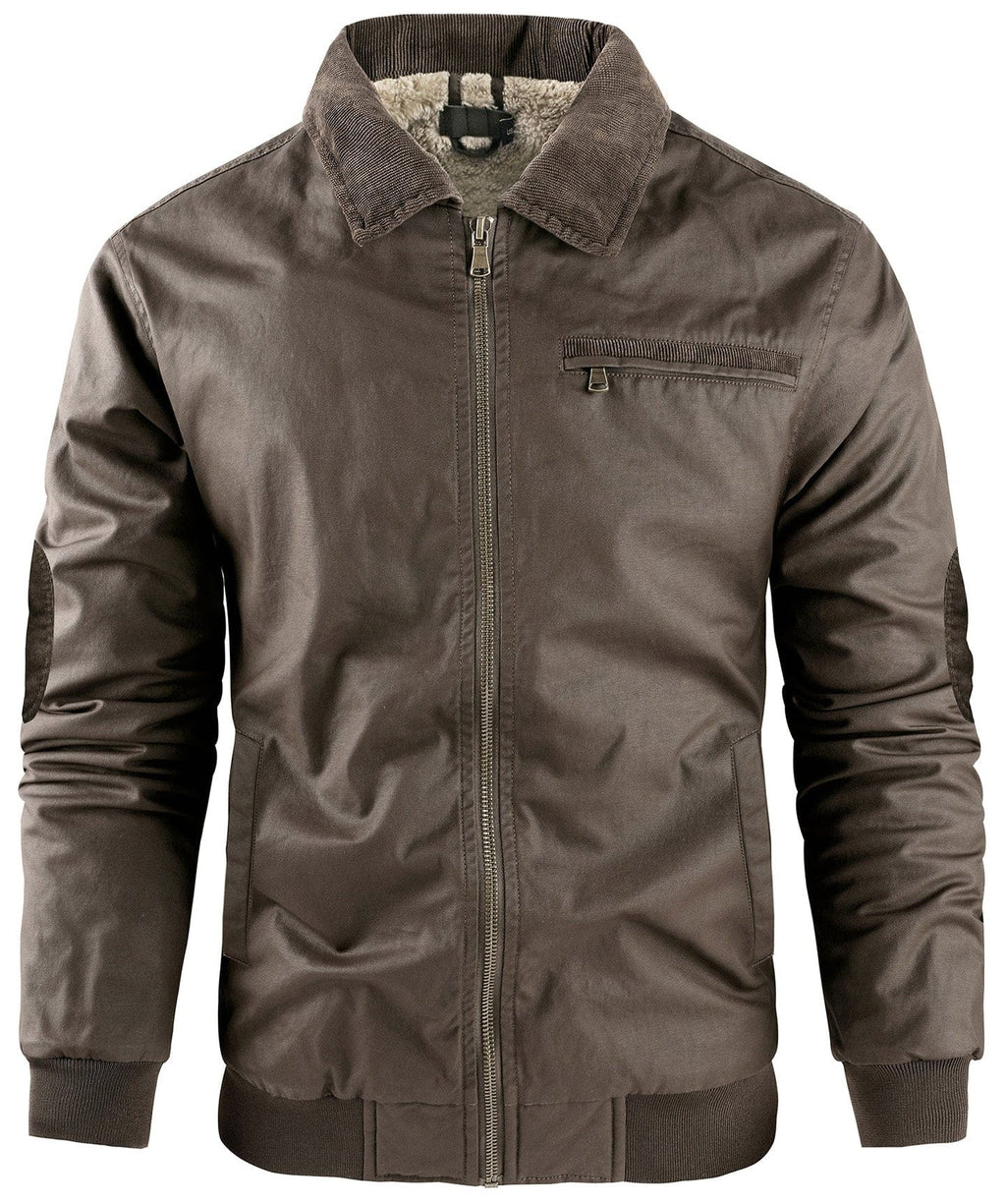 Valebrook Jacket – Men's Fleece-Lined Bomber Jacket – Warm Winter Cole Hampton
