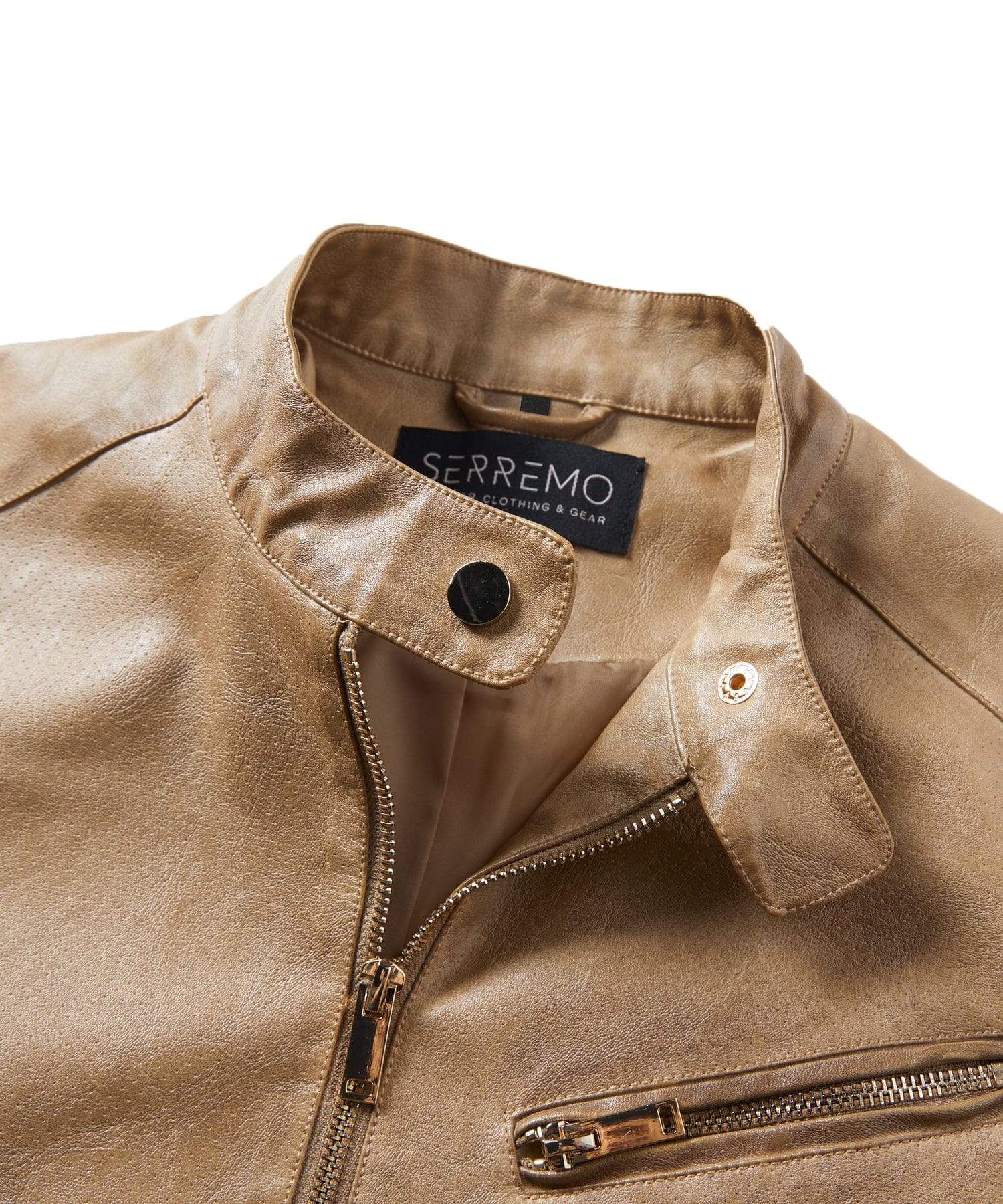 Desert Rose Jacket – Women's Faux Leather Jacket – Tailored Moto Style Cole Hampton