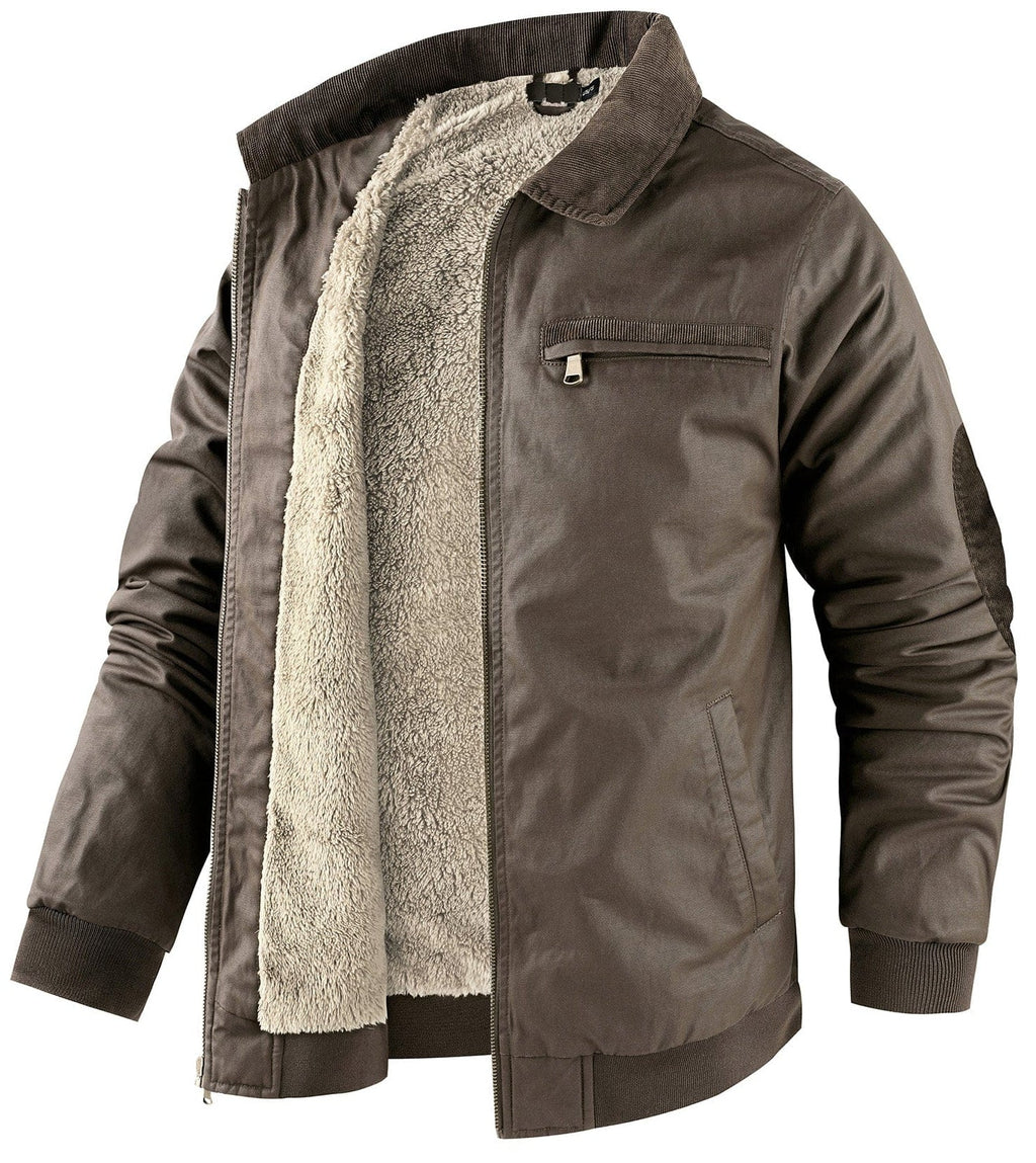 Valebrook Jacket – Men's Fleece-Lined Bomber Jacket – Warm Winter Cole Hampton