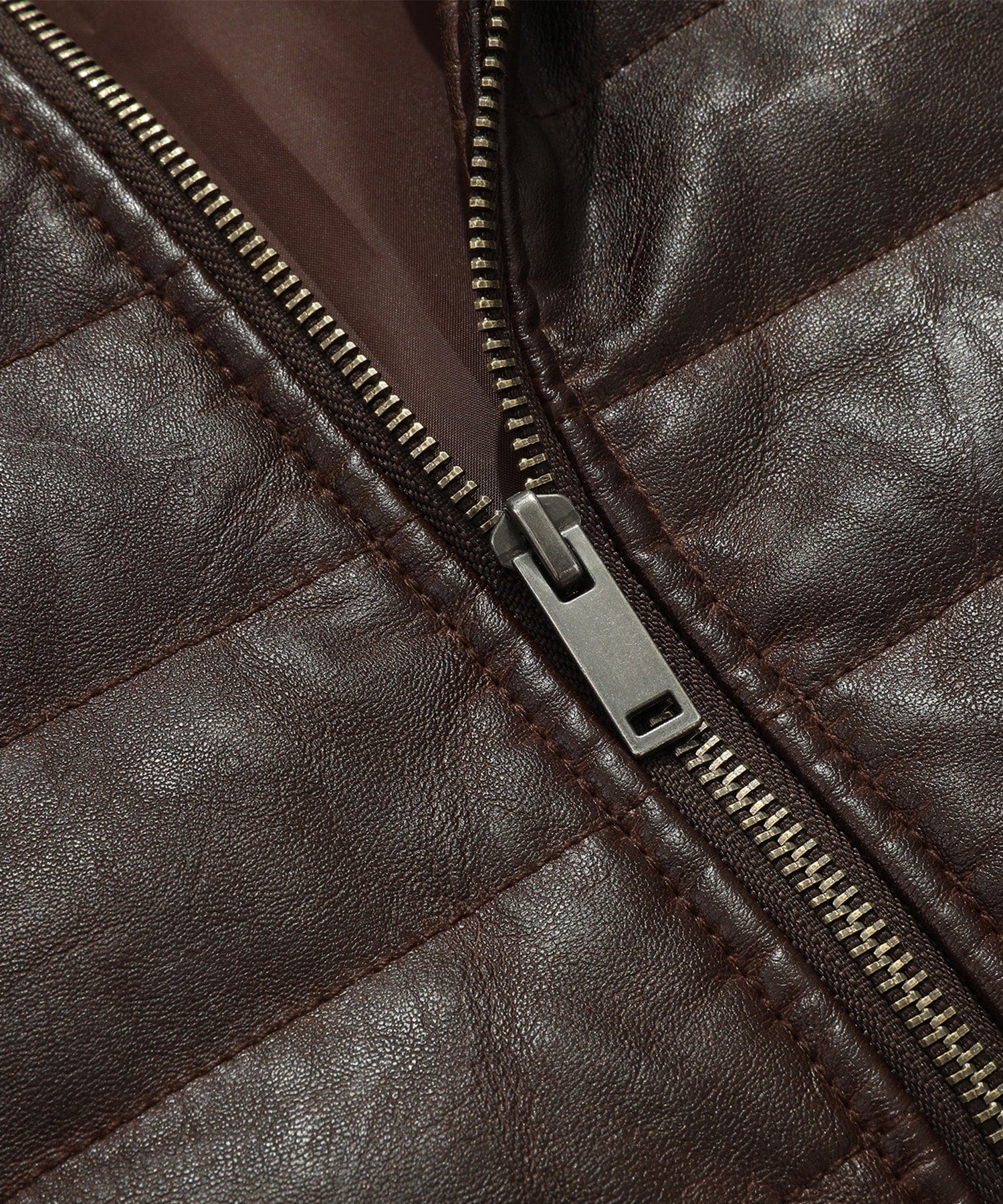 Arden Jacket – Men's Quilted Faux Leather Jacket – Modern Puffer Style Cole Hampton