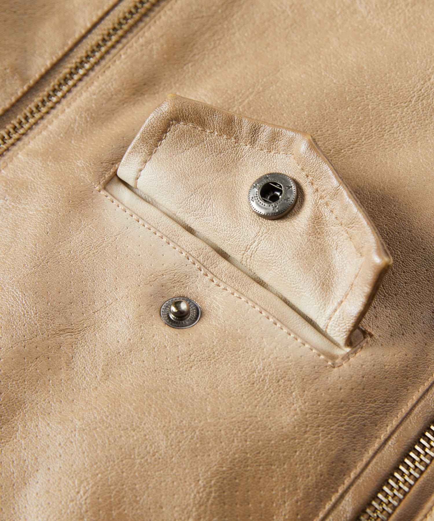 Desert Rose Jacket – Women's Faux Leather Jacket – Tailored Moto Style Cole Hampton