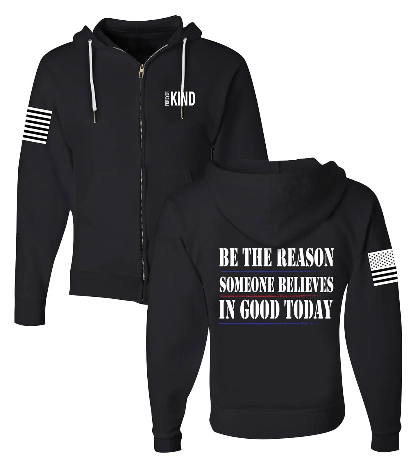 Patriot Hoodie – Men's Heavyweight Graphic Fleece Hoodie – Oversized Statement Cole Hampton