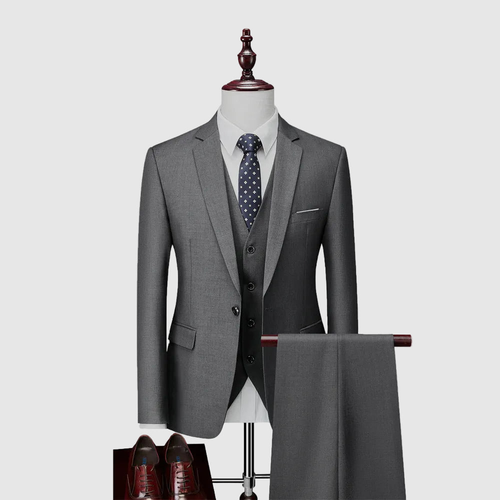 Benjamin - Men's Tailored Three-Piece Suit Set Cole Hampton