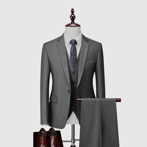 Benjamin - Men's Tailored Three-Piece Suit Set Cole Hampton