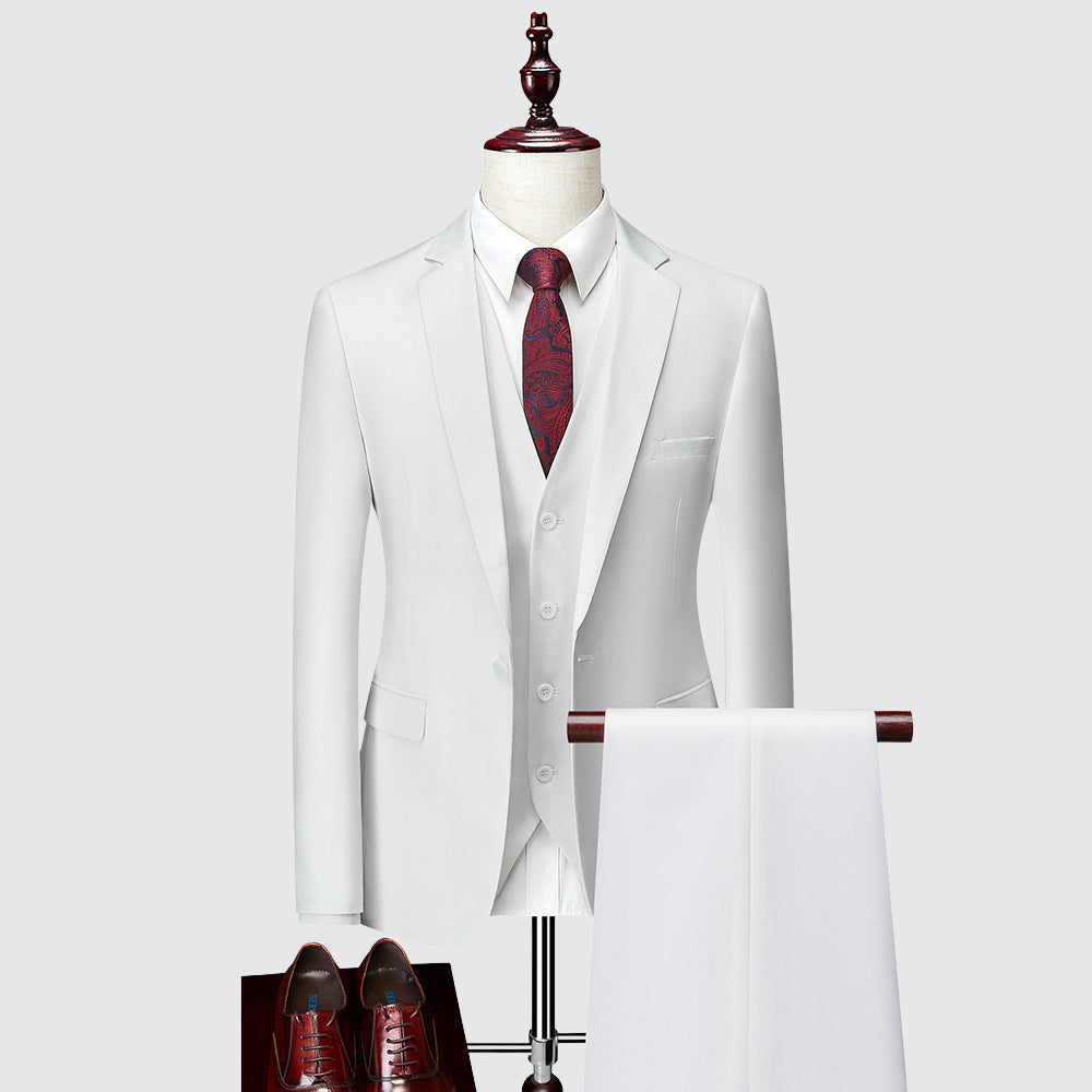 Benjamin - Men's Tailored Three-Piece Suit Set Cole Hampton