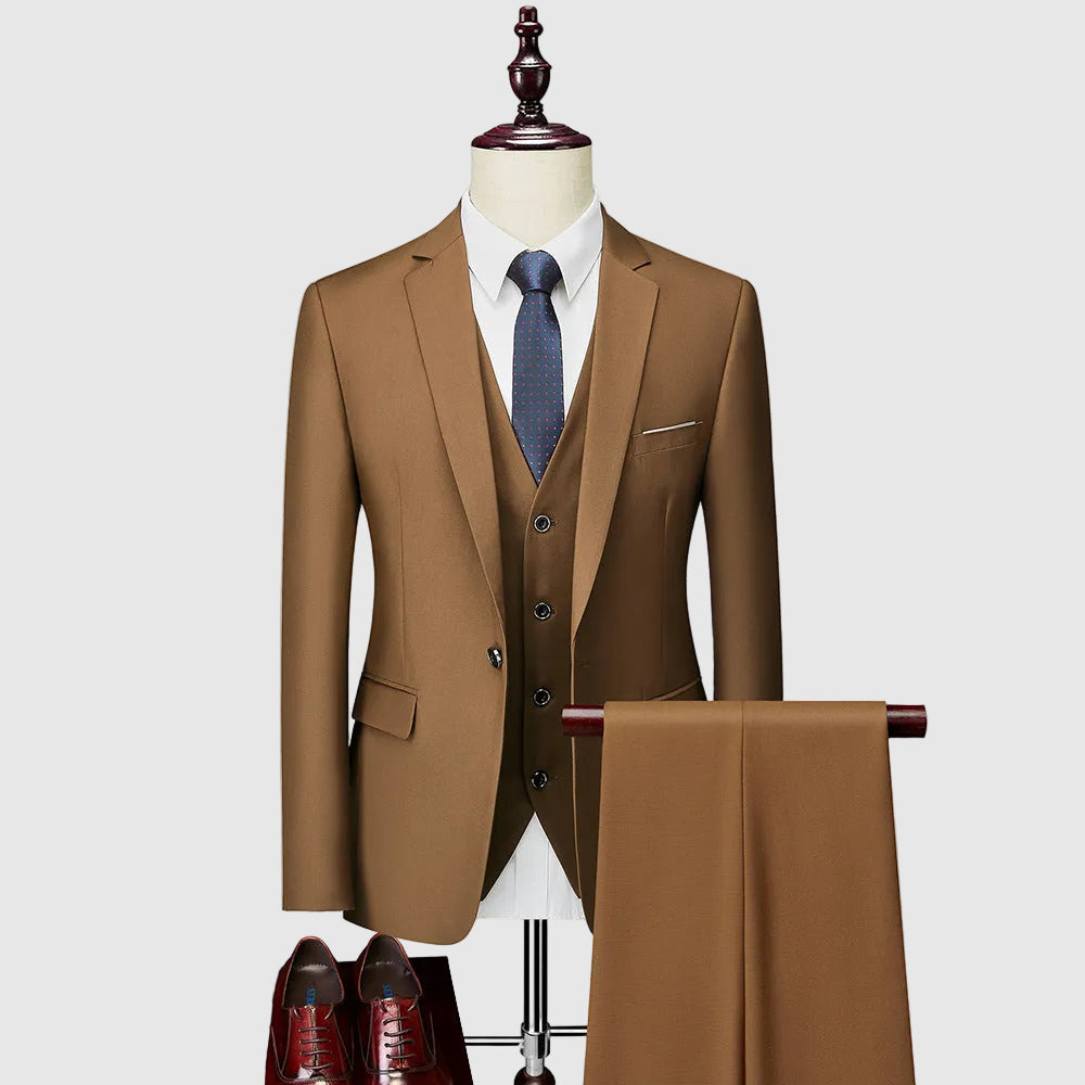 Benjamin - Men's Tailored Three-Piece Suit Set Cole Hampton
