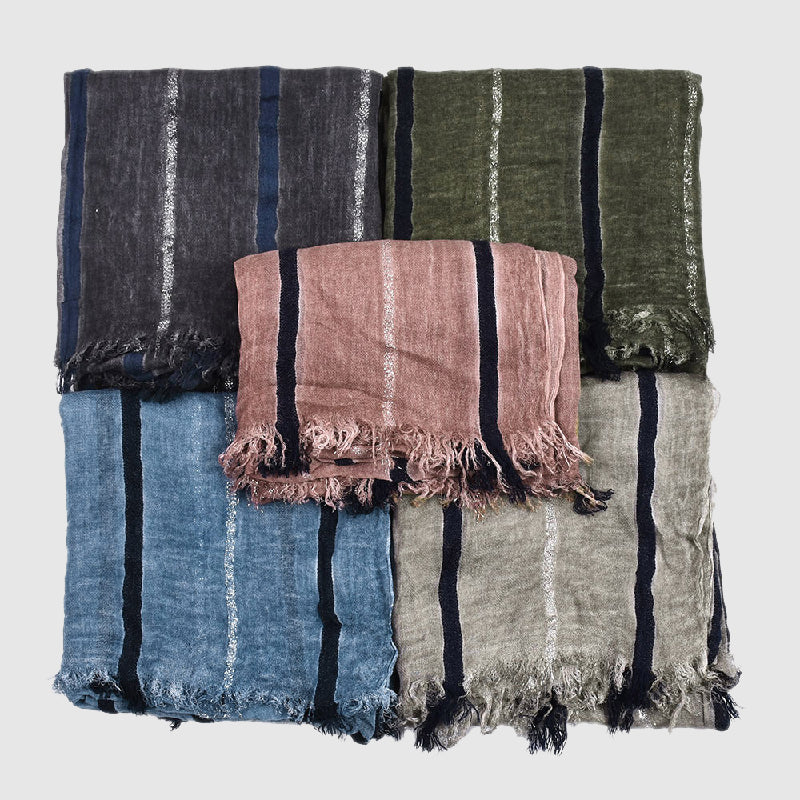 Bergamo Golden Thread Scarf Cole Hampton