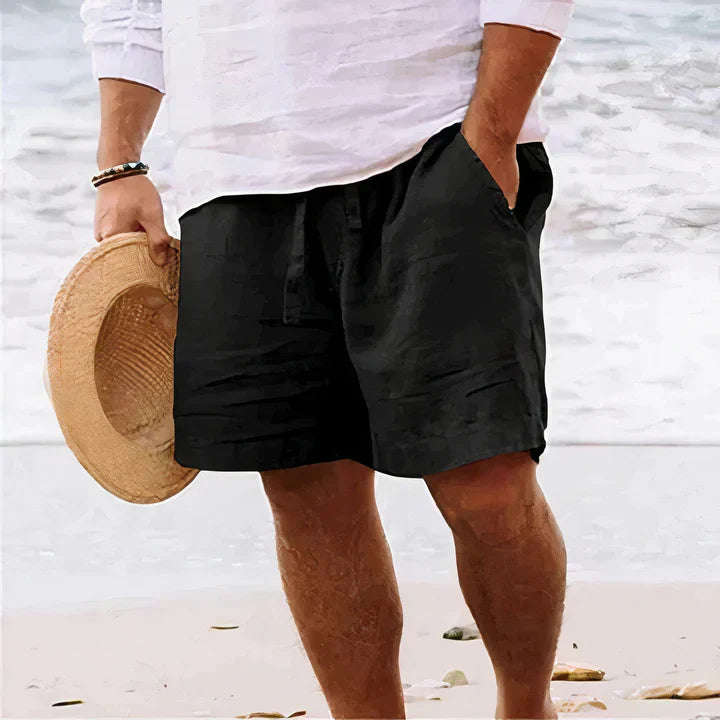 Embry | Men's Linen Drawstring Casual Shorts Cole Hampton