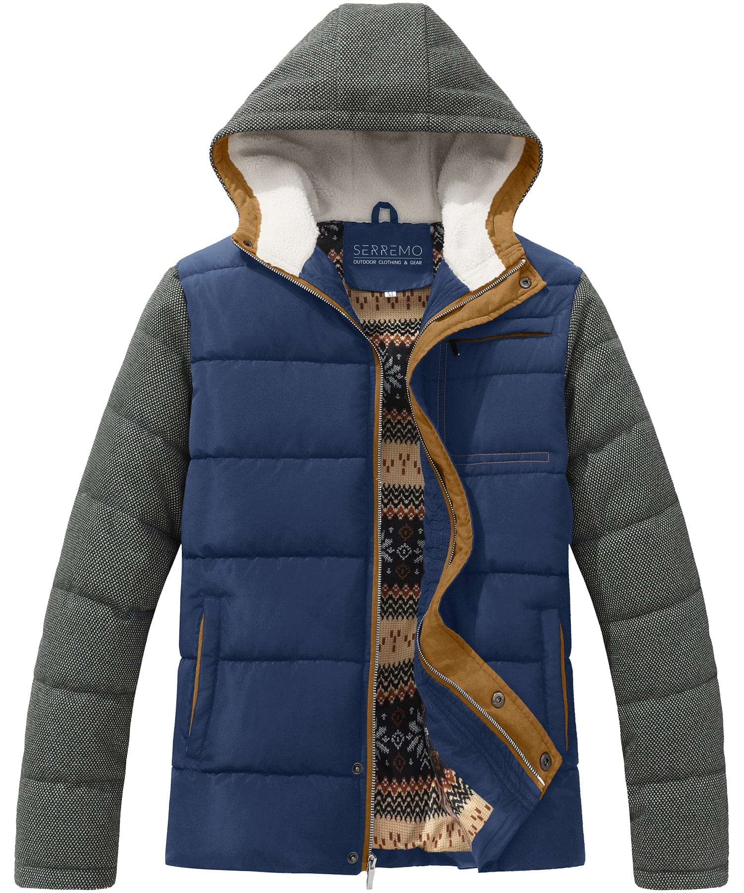 Pillar Jacket – Men's Hybrid Puffer Jacket – Weather-Resistant Insulated Cole Hampton