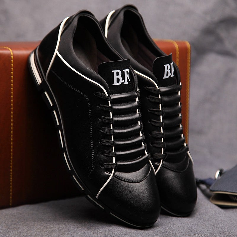 Brave Fusion Leather Sneakers Ash & Harbor