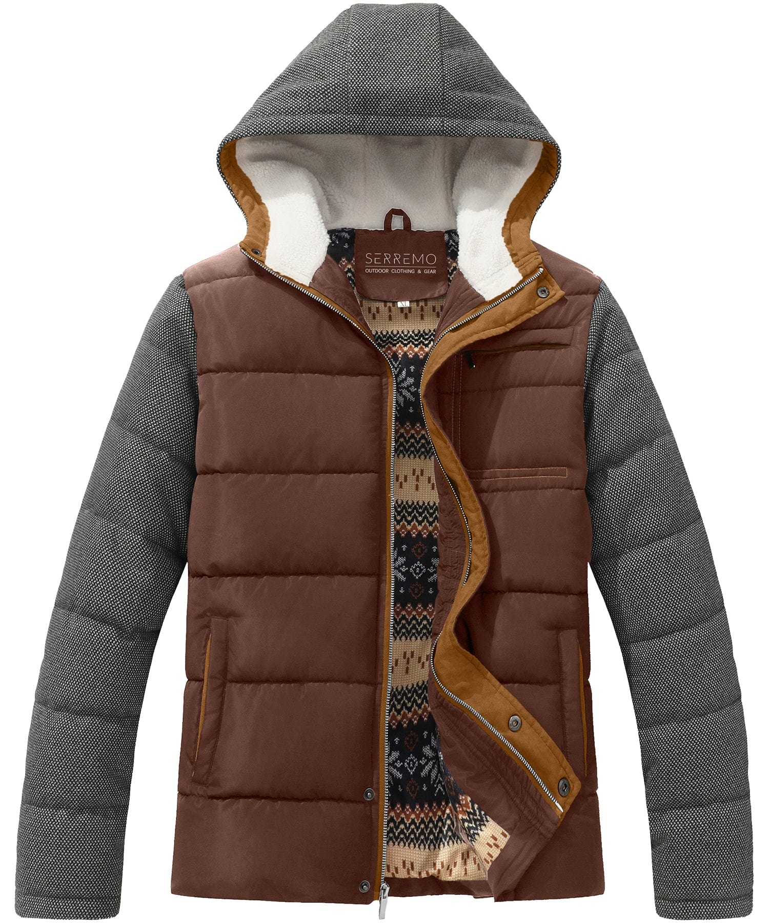 Pillar Jacket – Men's Hybrid Puffer Jacket – Weather-Resistant Insulated Cole Hampton