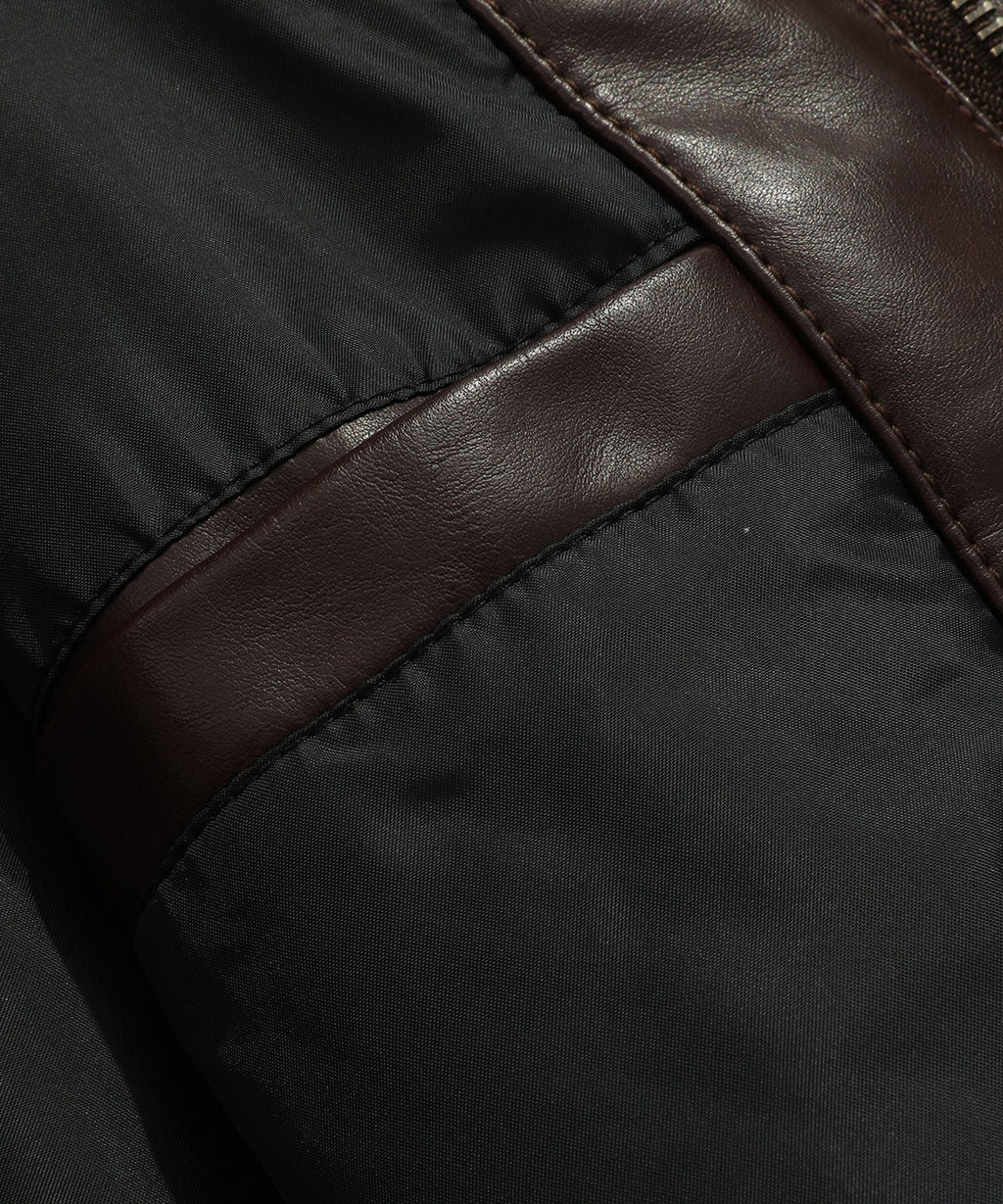 Winslow Jacket – Men's Faux Leather Jacket – Classic Moto Style Cole Hampton