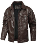 Winslow Jacket – Men's Faux Leather Jacket – Classic Moto Style Cole Hampton