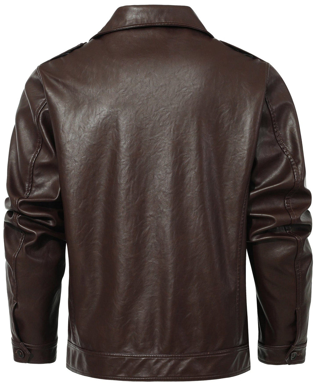 Winslow Jacket – Men's Faux Leather Jacket – Classic Moto Style Cole Hampton