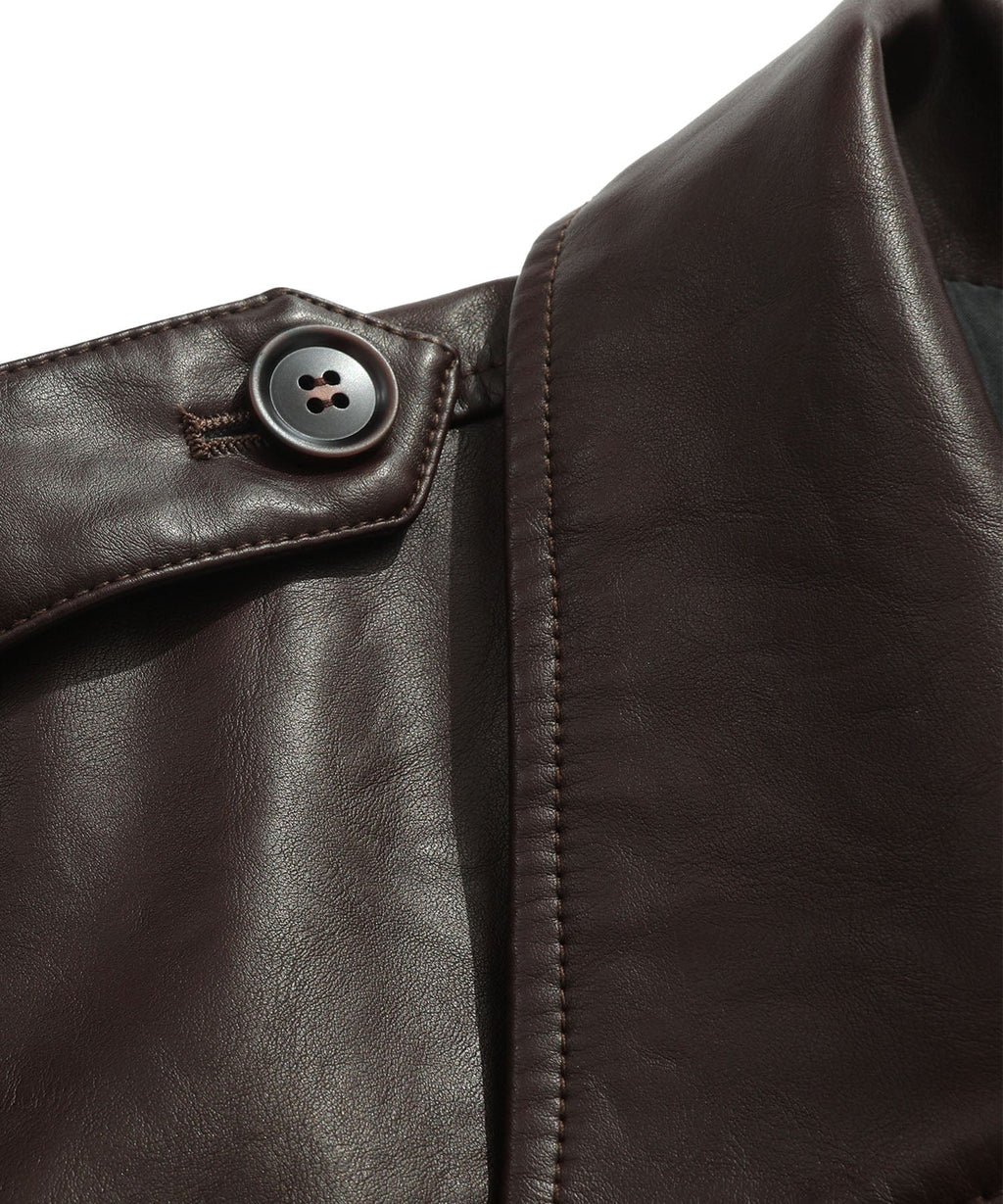Winslow Jacket – Men's Faux Leather Jacket – Classic Moto Style Cole Hampton