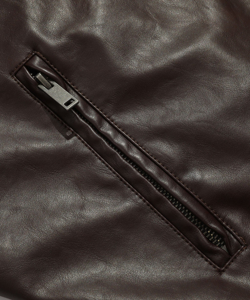 Winslow Jacket – Men's Faux Leather Jacket – Classic Moto Style Cole Hampton
