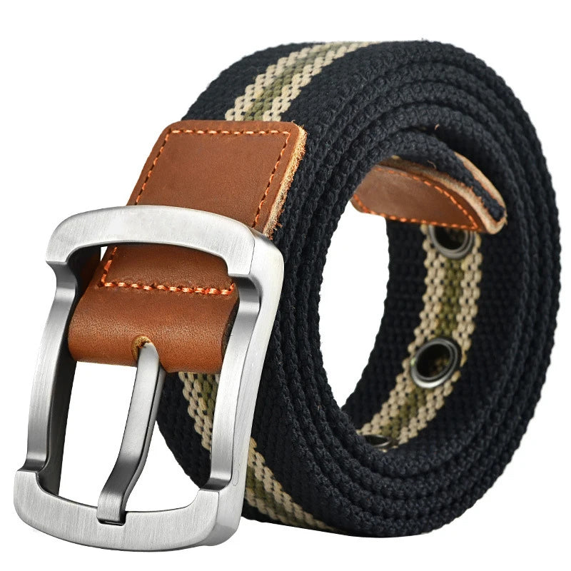 Canvas Waist Belt with Pin Buckle Cole Hampton