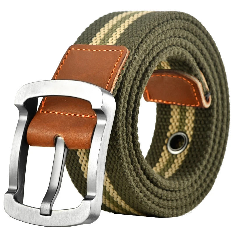 Canvas Waist Belt with Pin Buckle Cole Hampton