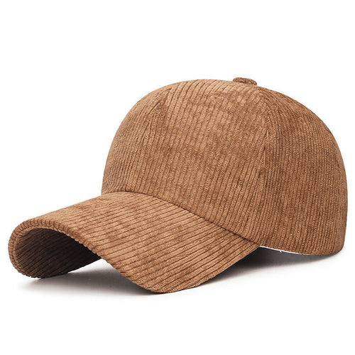 Corduroy Baseball Cap with Adjustable Strap Cole Hampton