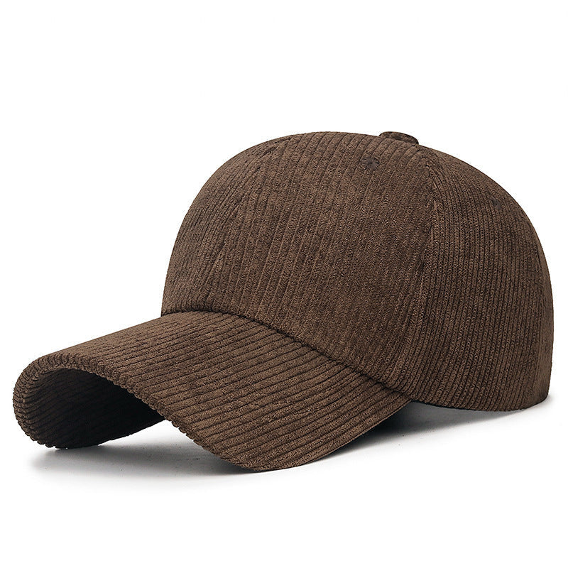 Corduroy Baseball Cap with Adjustable Strap Cole Hampton