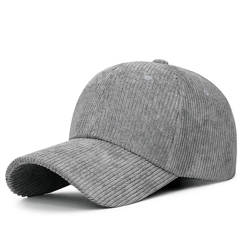 Corduroy Baseball Cap with Adjustable Strap Cole Hampton