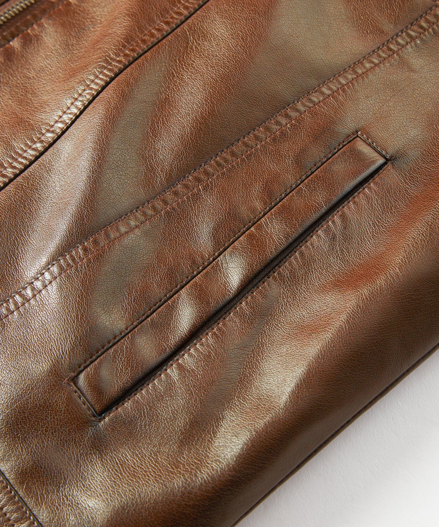 Timberline Jacket – Men's Faux Leather Aviator Jacket – Shearling Collar Cole Hampton