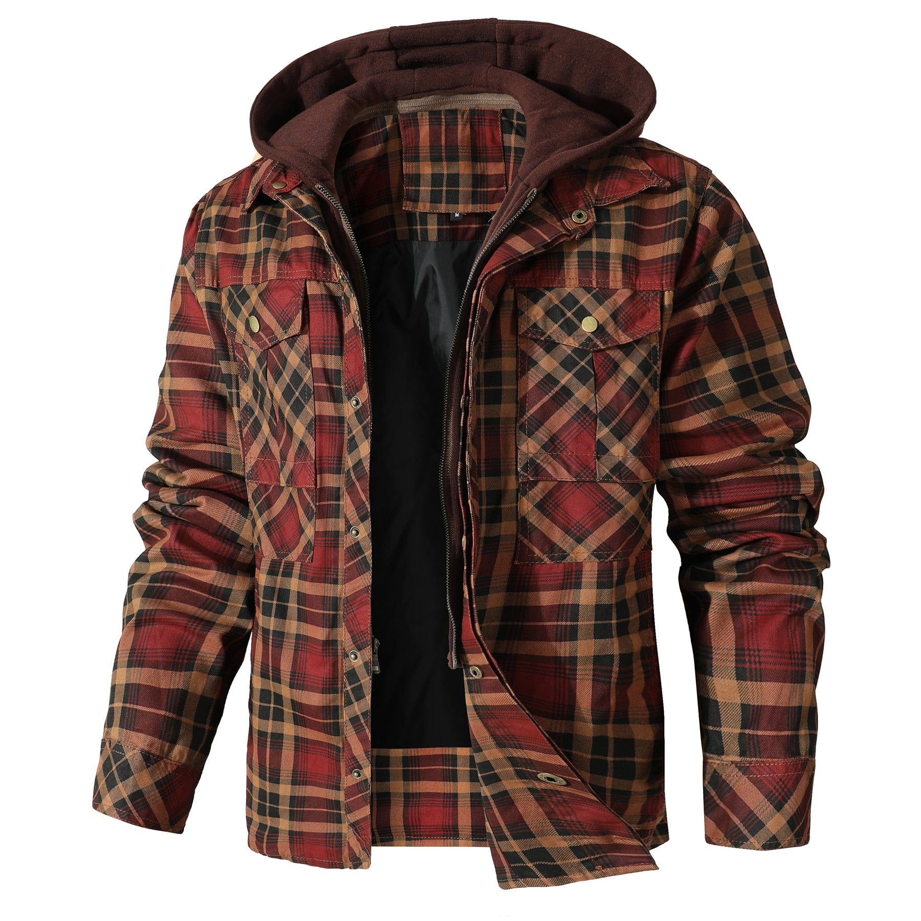 Hooded Flannel Jacket (4 Designs) Cole Hampton