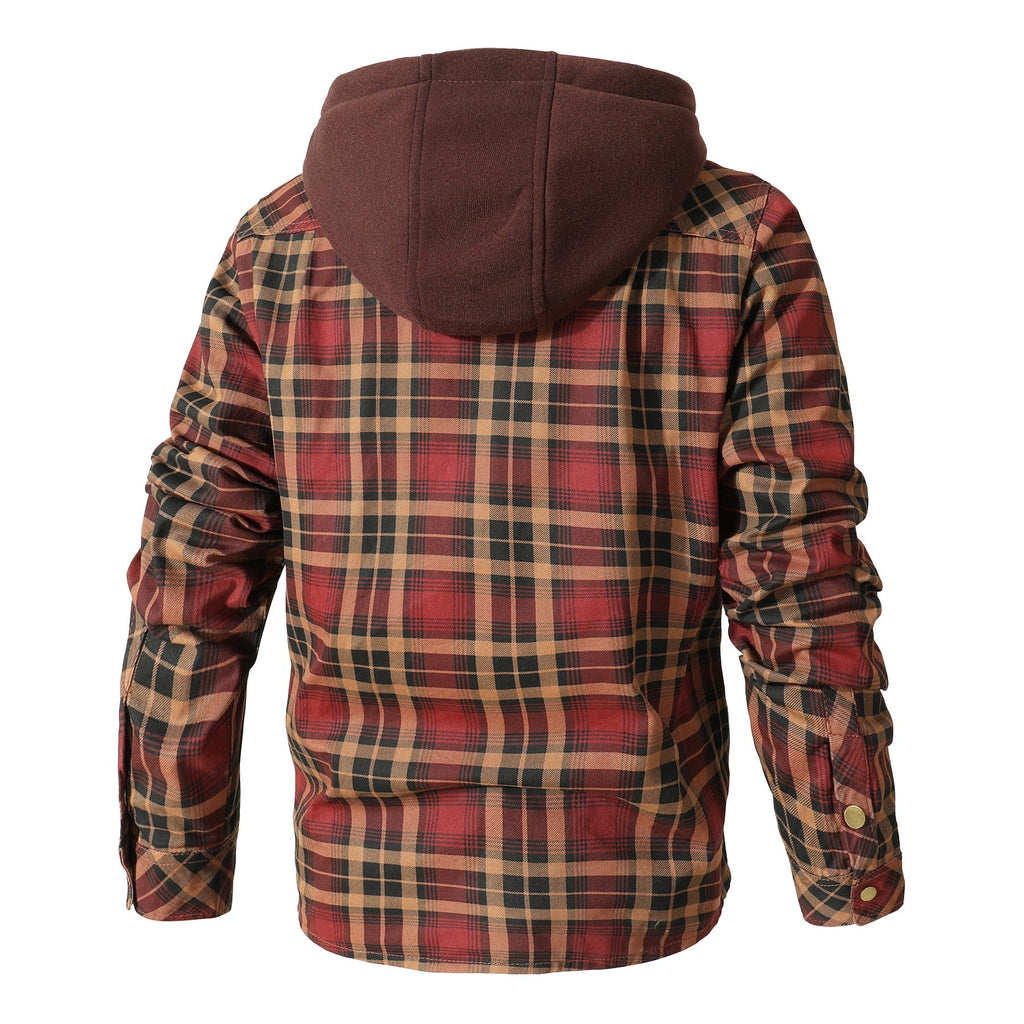 Hooded Flannel Jacket (4 Designs) Cole Hampton