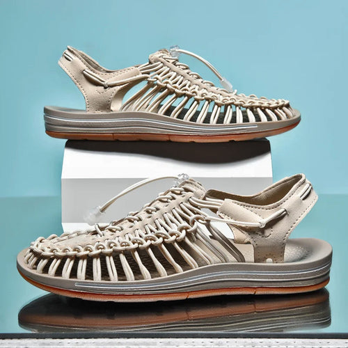 Felix Grant Bahamas Flat Sandals Ash & Harbor