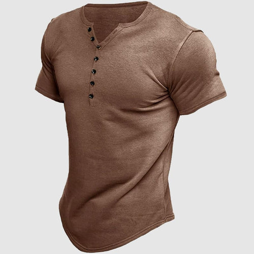 Felix Grant Boss Henley T-Shirt Ash & Harbor