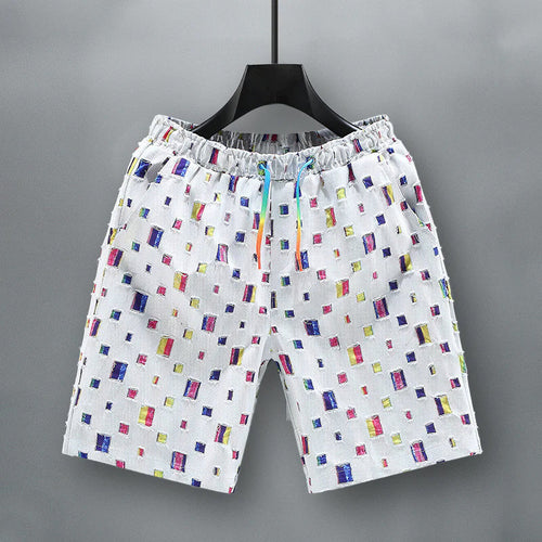 Felix Grant Colorful Denim Shorts Ash & Harbor