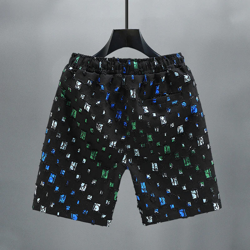 Felix Grant Colorful Denim Shorts Ash & Harbor
