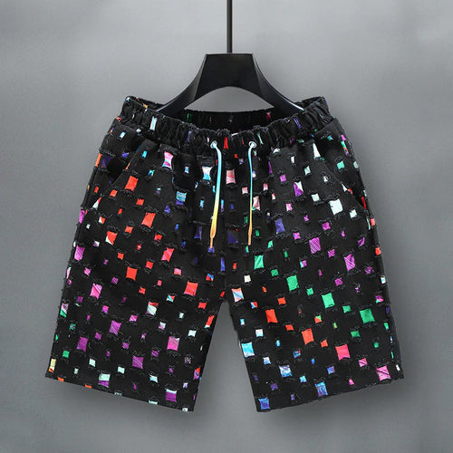 Felix Grant Colorful Denim Shorts Ash & Harbor