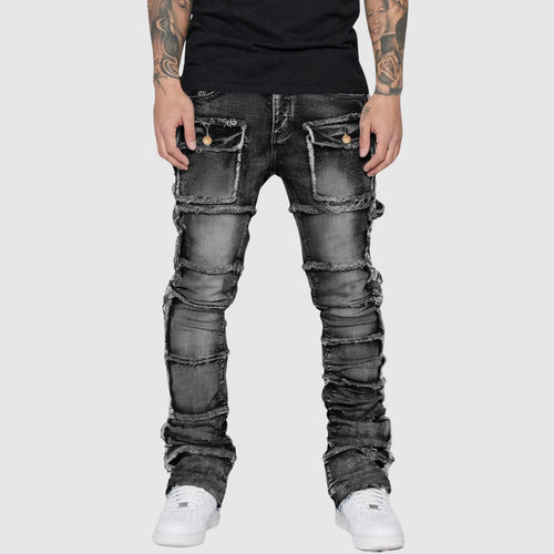Felix Grant Distressed Denim Jeans Ash & Harbor
